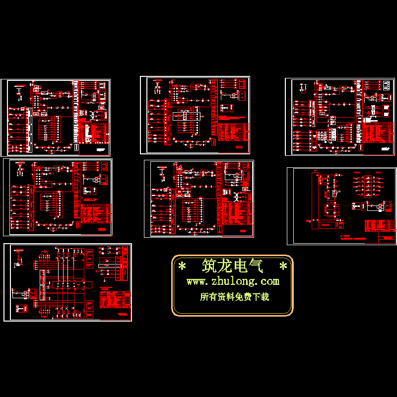 变电站二次原理CAD图纸 - 1