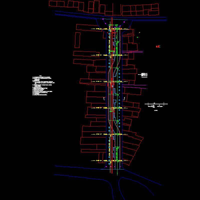 商业街市政综合管沟CAD施工图纸 - 1