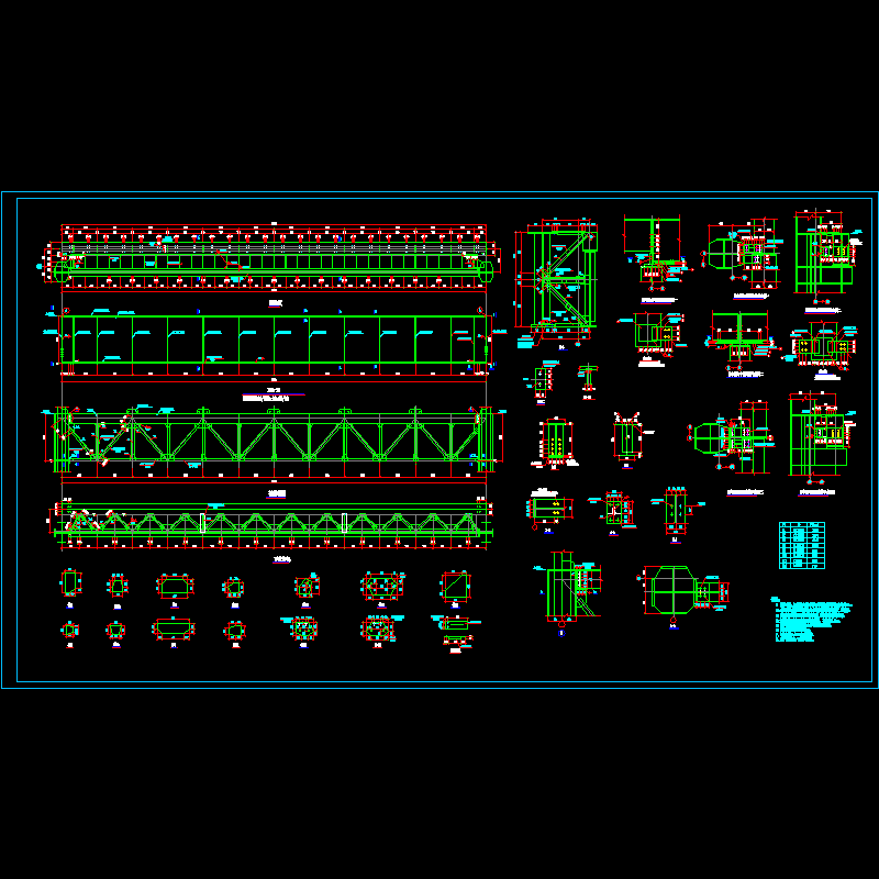 吊车梁节点构造CAD详图纸 - 1