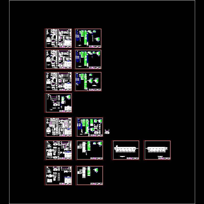 10kV中置柜二次原理CAD图纸 - 1