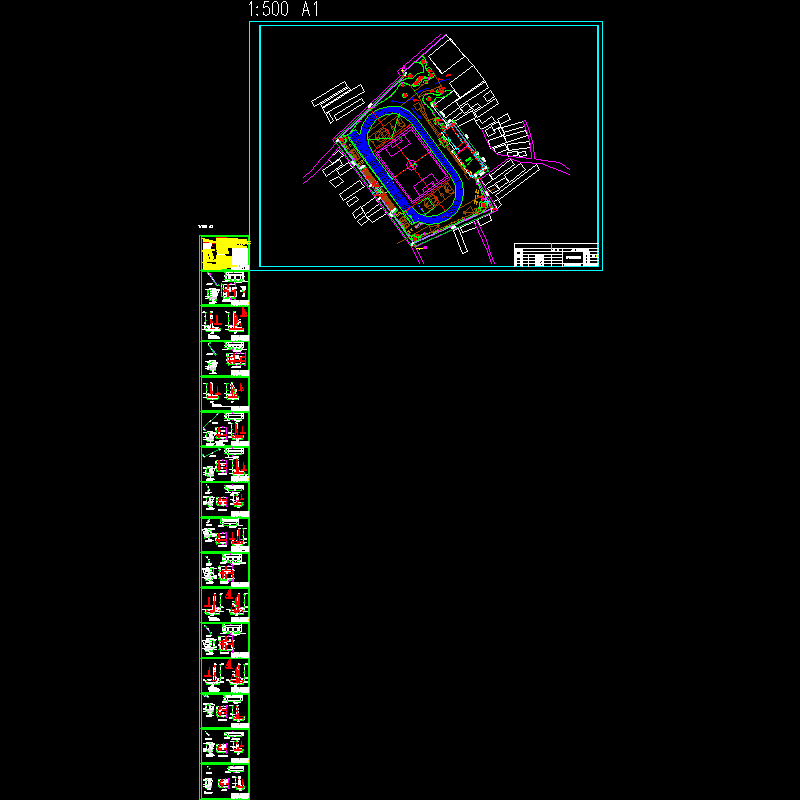 湿陷性黄土地区挡土墙CAD施工图纸 - 1