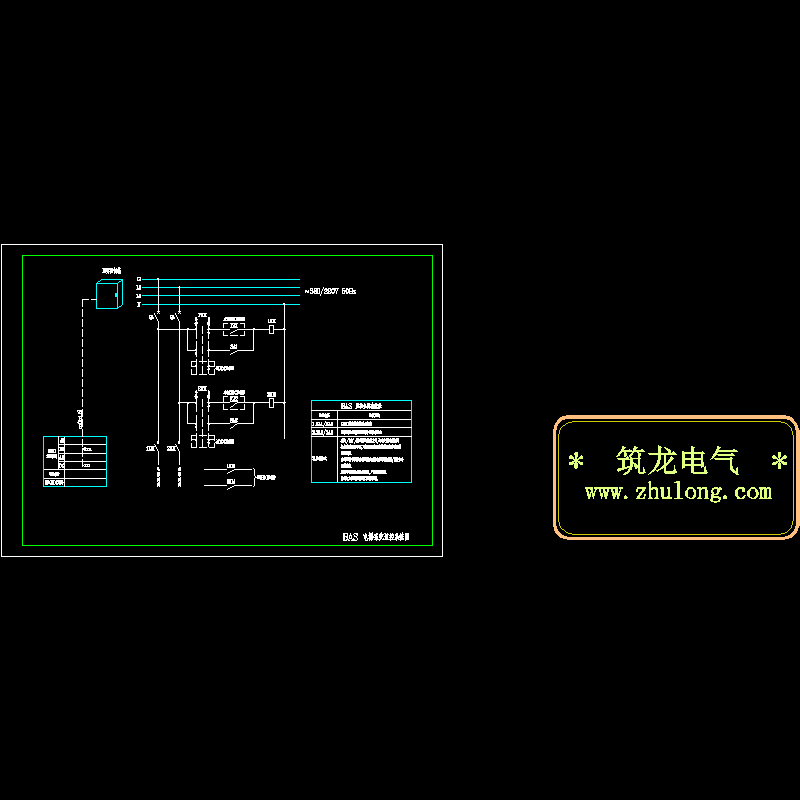 BAS电梯系统监控系统CAD图纸 - 1