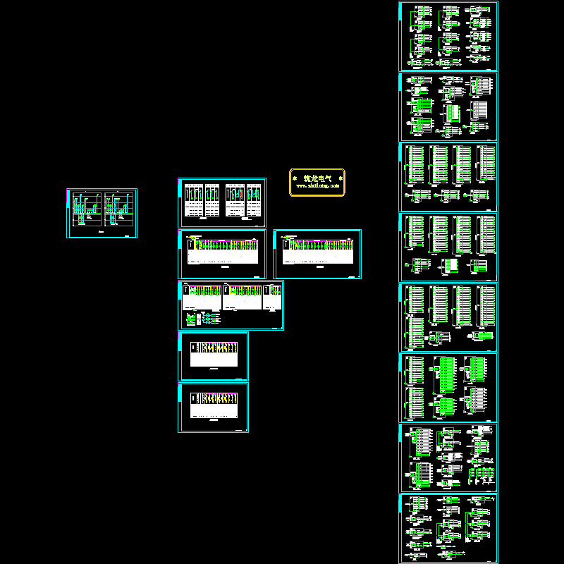 3层建筑配电系统CAD图纸 - 1