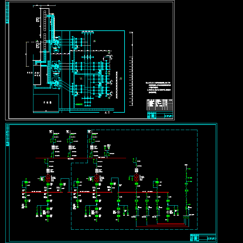 110kv升压站平面.dwg