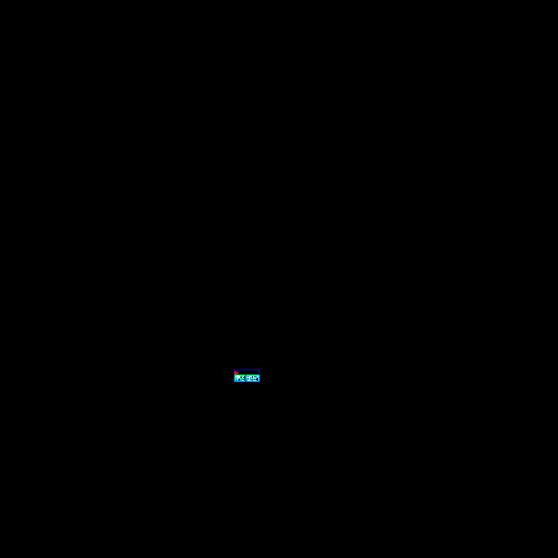 双面高耸立柱广告牌结构CAD施工图纸 - 1