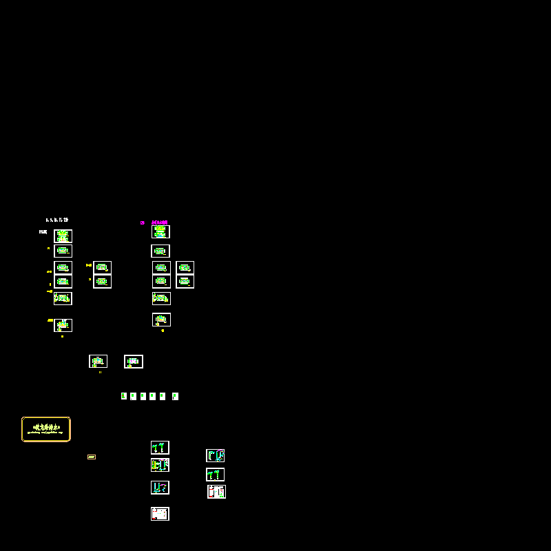 高档小区多层住宅楼群给排水消防CAD施工图纸 - 1