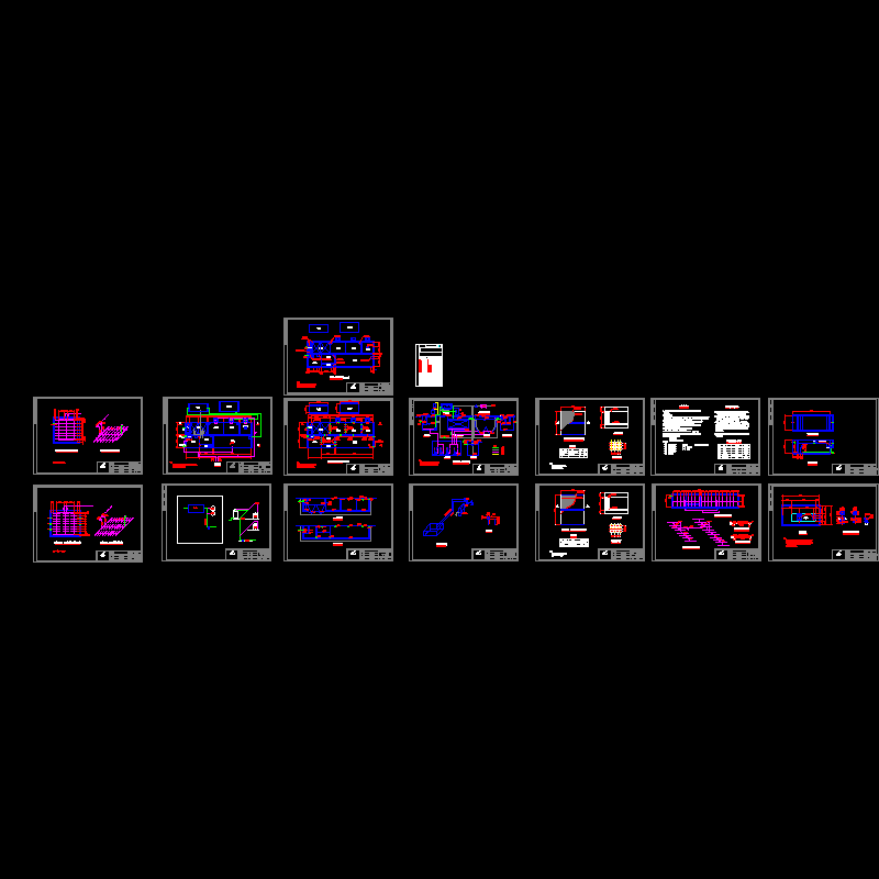 食品废水处理工程CAD施工图纸 - 1