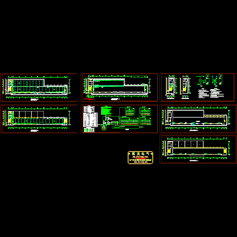 射击馆电气全CAD图纸 - 1