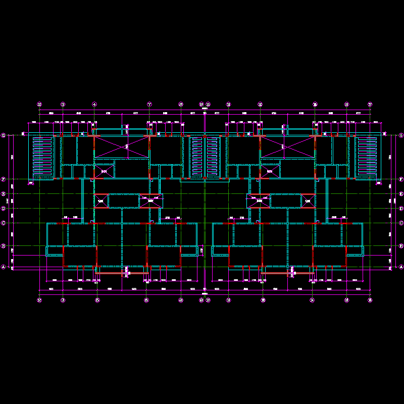 十三层结构平面.dwg