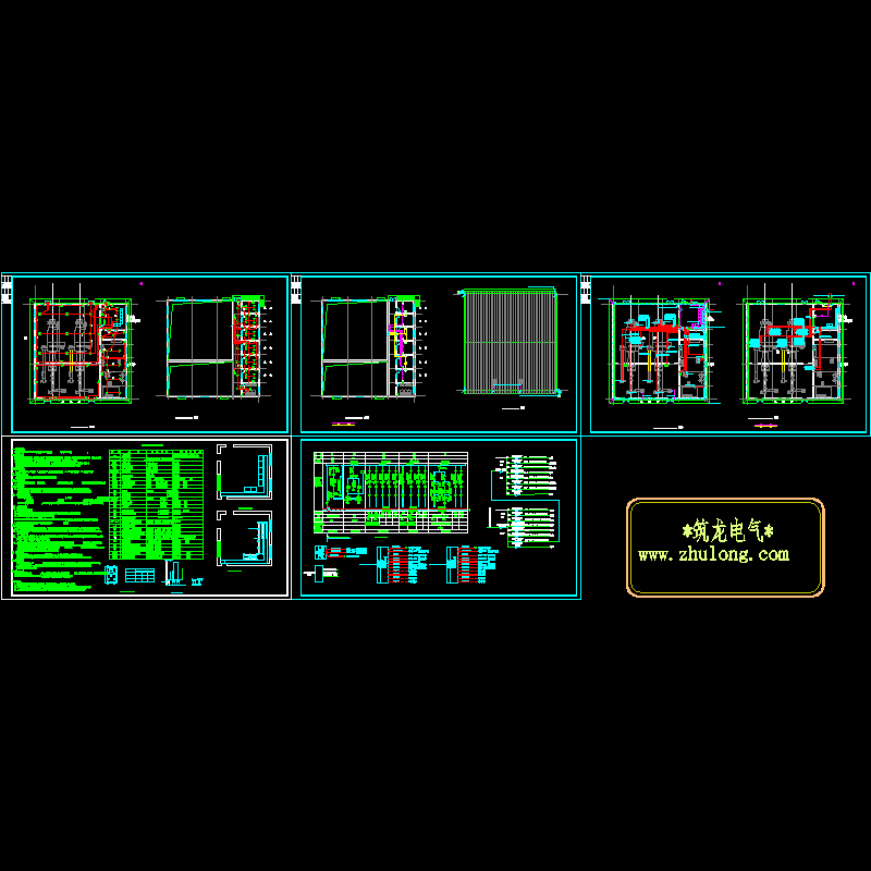 2层小区锅炉房电气CAD施工图纸 - 1