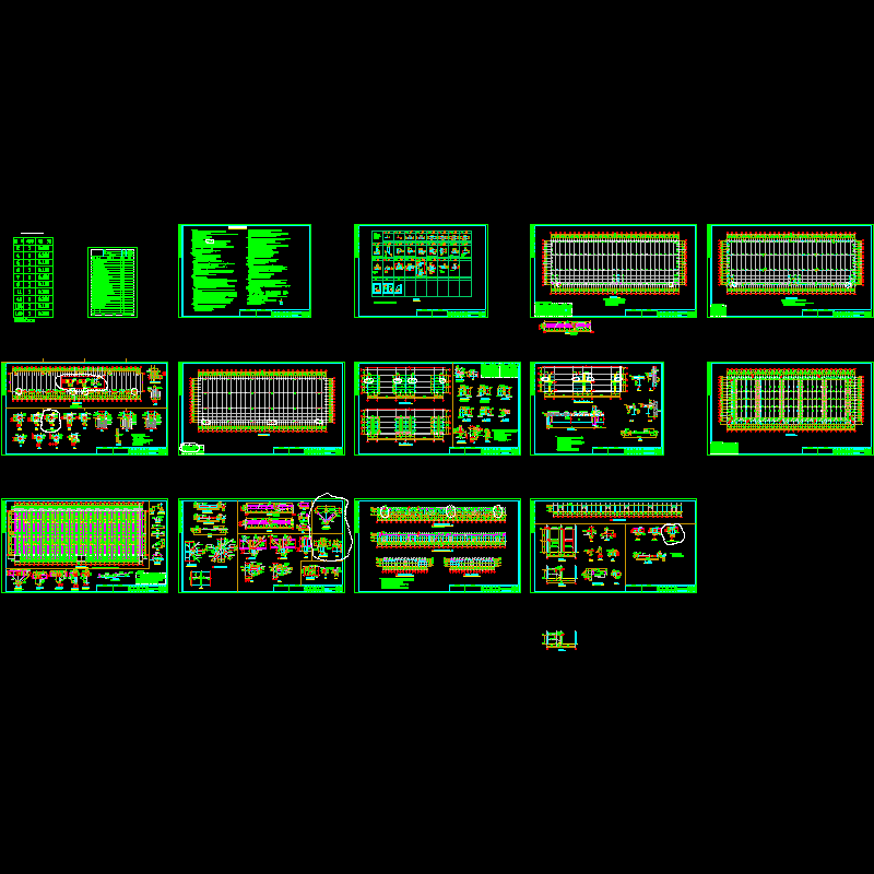 a-1物流仓储结构平立面正式图05[1].22.dwg