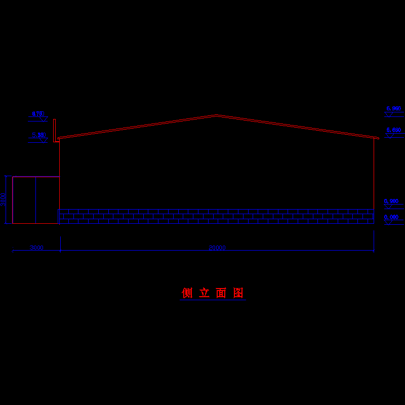 20mx20m超市侧立面图.dwg