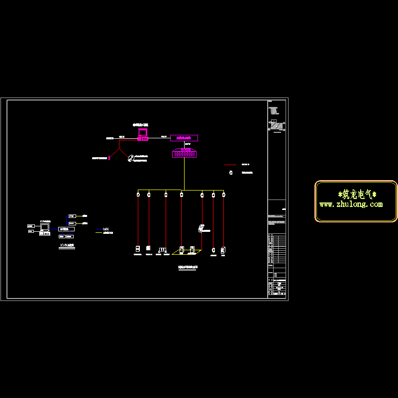 kvm、动力环境监控系统图.dwg