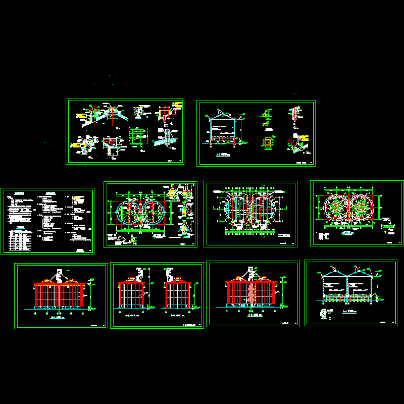 圆仓建筑.dwg