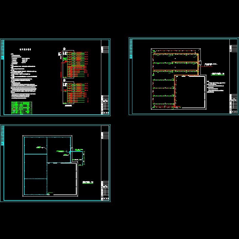 超市电气照明CAD施工图纸 - 1
