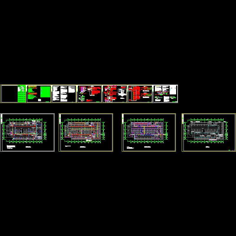 学校地下车库电气全套CAD施工图纸（甲级院最新设计） - 1