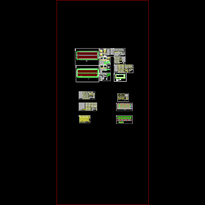 钢结构工业厂房结构施工方案大样图（CAD） - 1