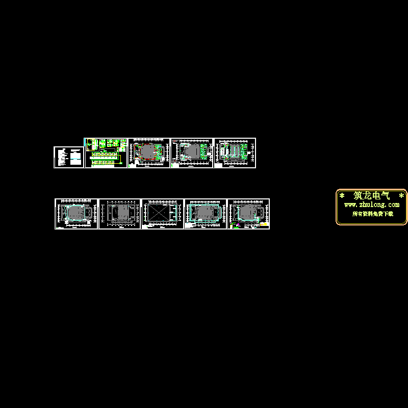 3层礼堂电气CAD施工图纸 - 1
