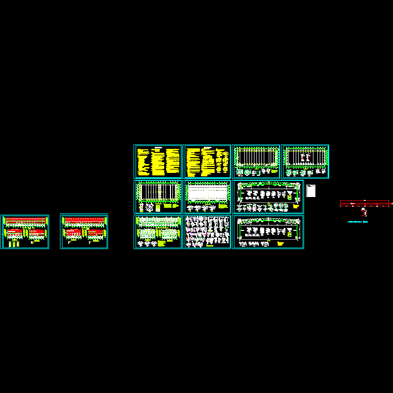 漆前车身库结构.dwg