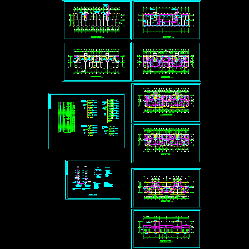 多层住宅电CAD施工图纸 - 1