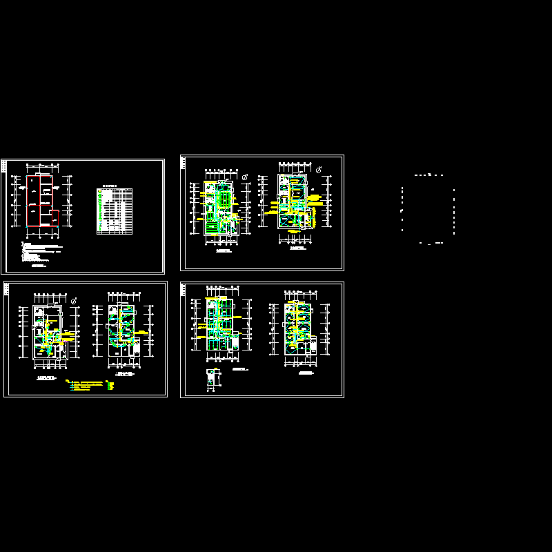 2层省级医院影像中心电气CAD施工图纸 - 1