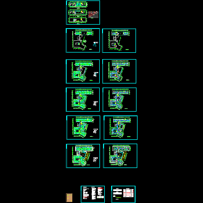 门急诊楼暖通专业消防报建图.dwg