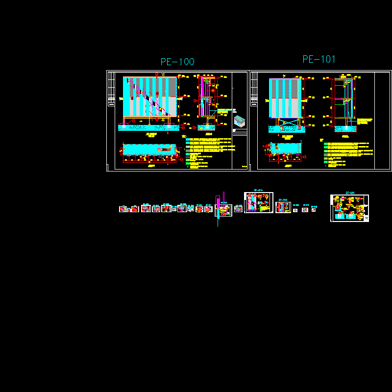 pe100~101,dt401,dt501~518.dwg