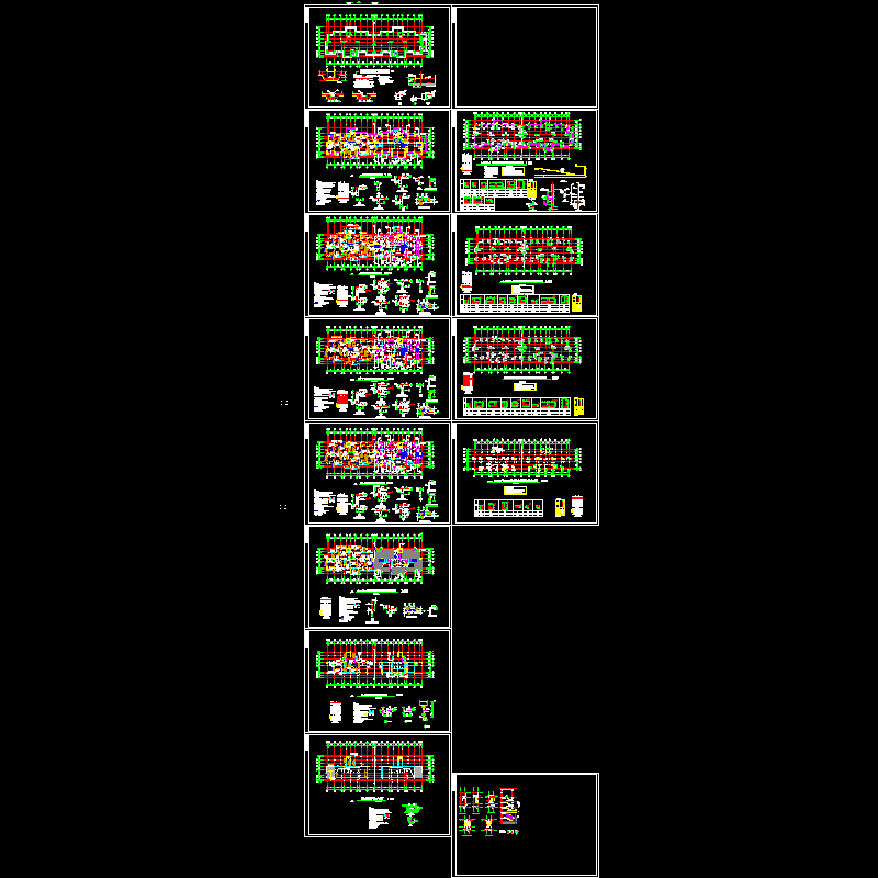 11层框剪住宅结构CAD施工图纸 - 1