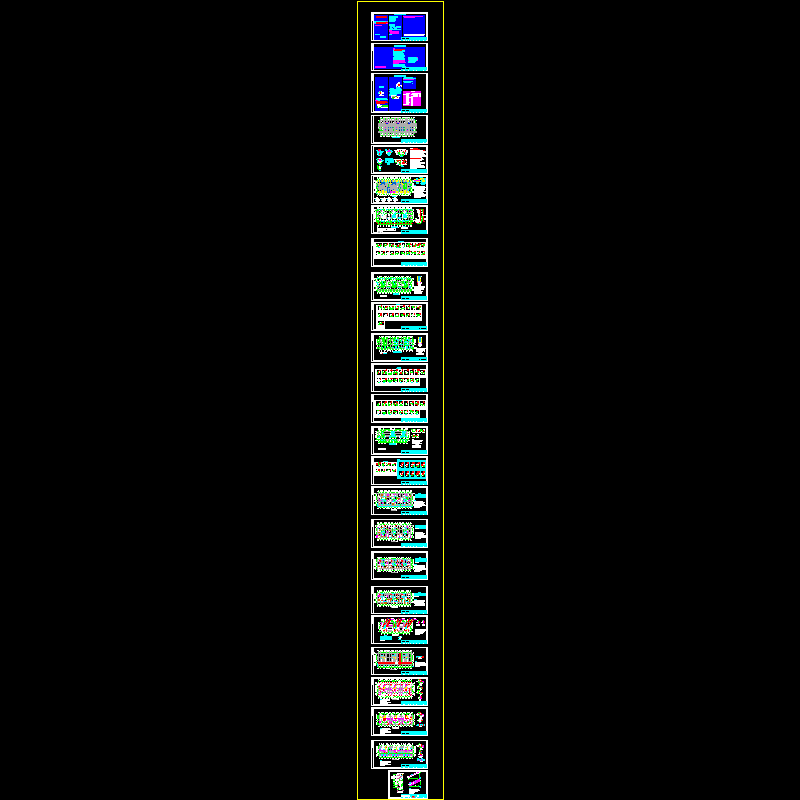 17层剪力墙结构住宅结构CAD施工图纸（2013年7月出图纸） - 1