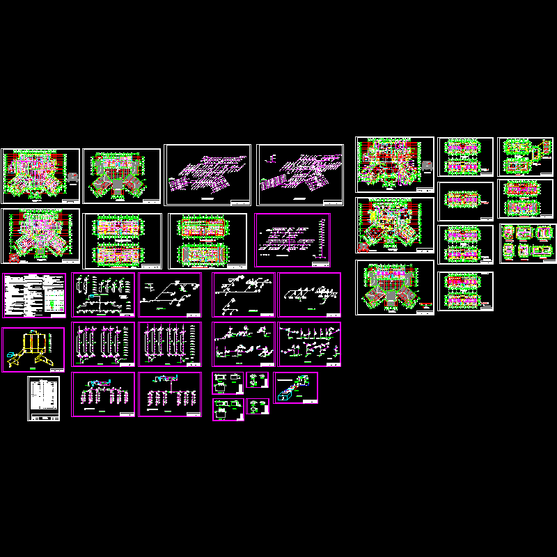 13层酒店给排水及消防CAD施工图纸 - 1