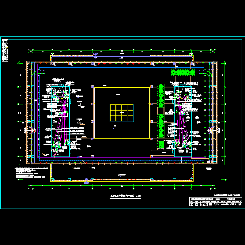 电48改2(屋顶排烟风机电气平面）.dwg