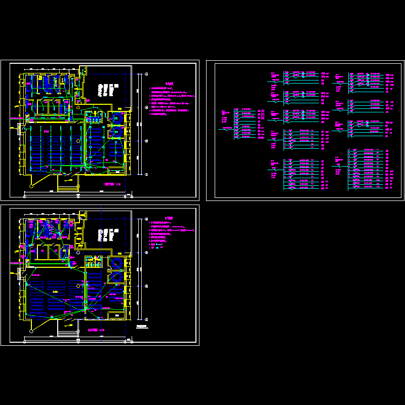 职工食堂电气CAD施工图纸 - 1
