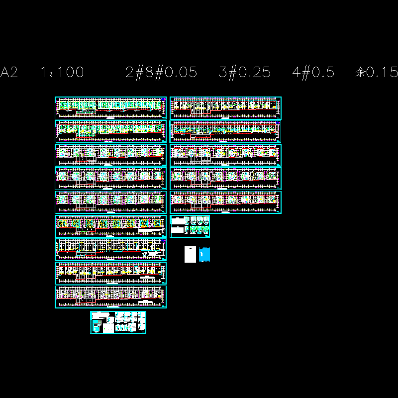 商业广场电气平面CAD图纸 - 1