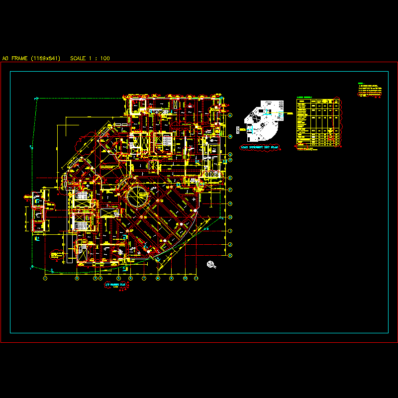 香港一栋高层混凝土剪力墙结构全图1.dwg