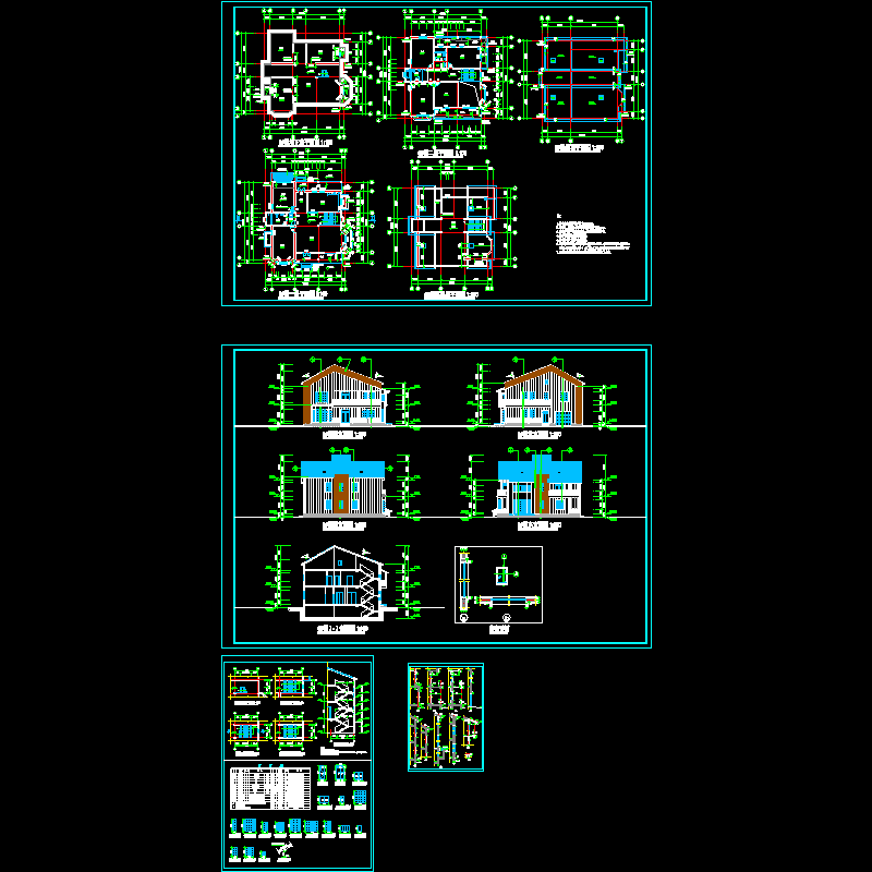 别墅建筑图.dwg