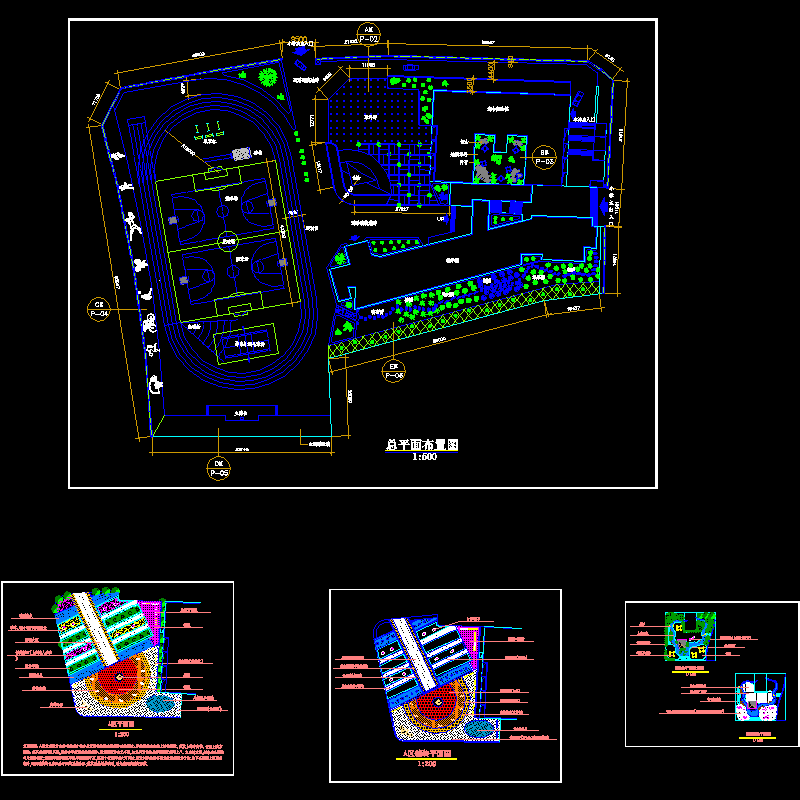 某小学室外环境设计图.dwg