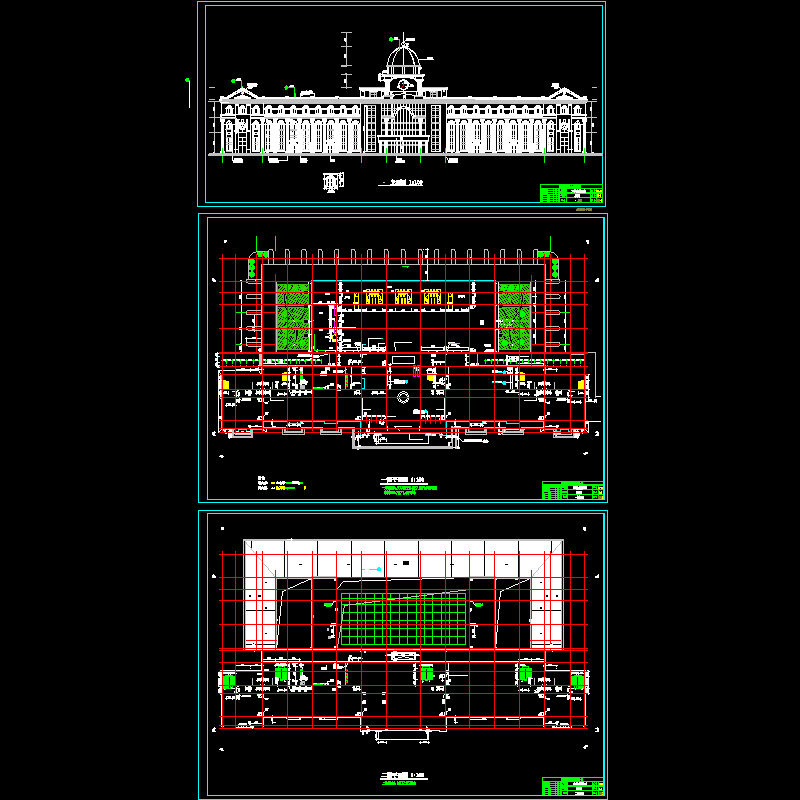 大港客运站设计建筑施工方案图纸_CAD - 1
