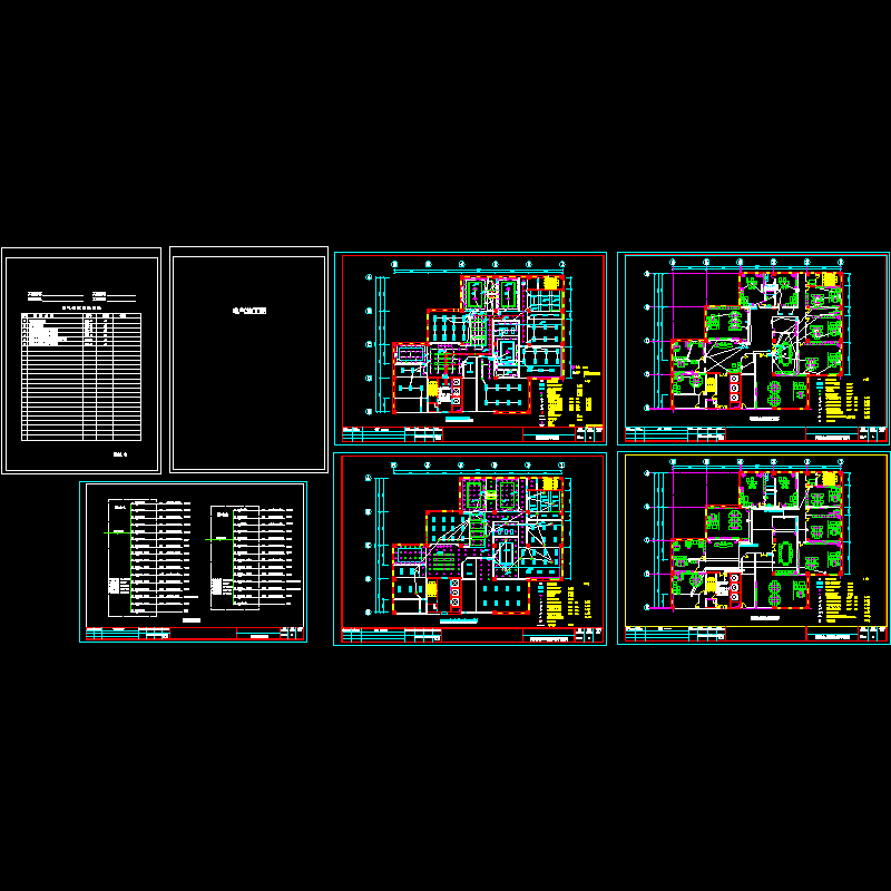 一套电气CAD图纸 - 1
