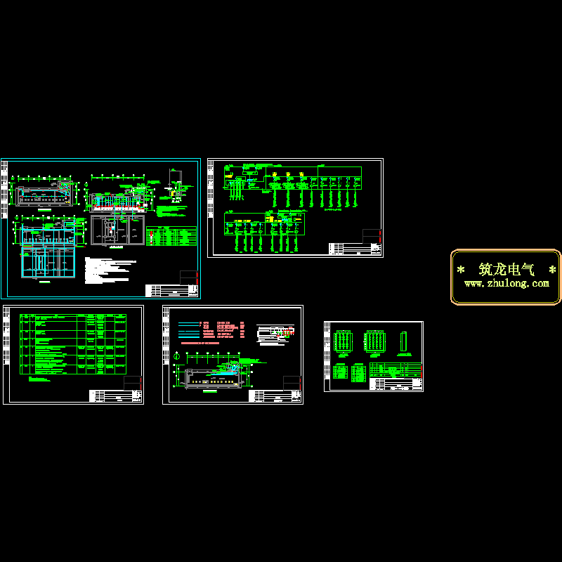 工业区泵房电气CAD施工图纸 - 1