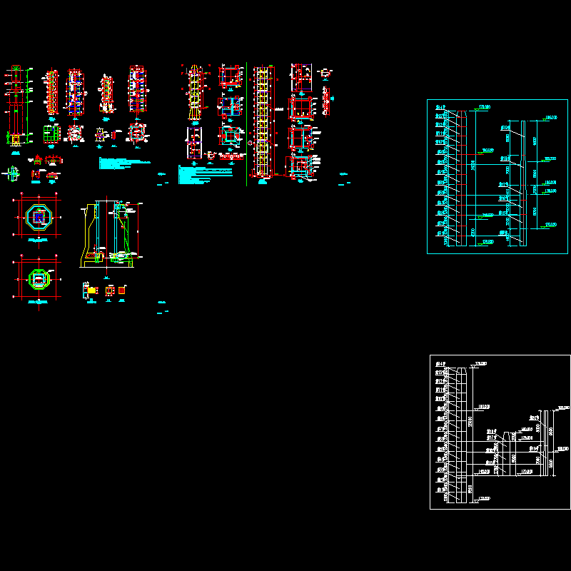 塔头桅杆.dwg