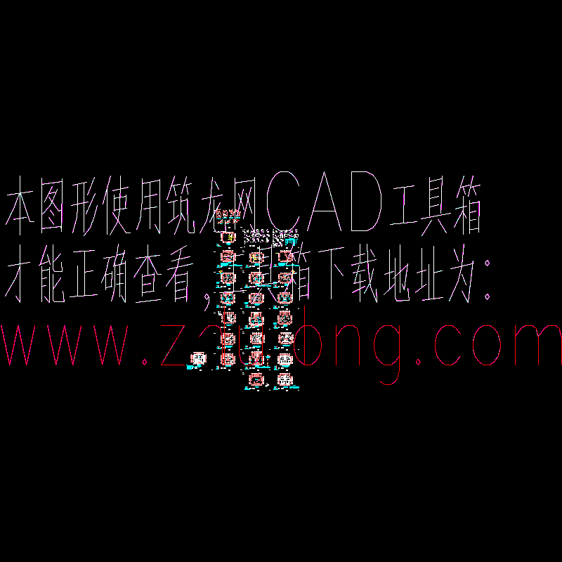 花溪畔居带夹层住宅楼结构CAD施工图纸 - 1