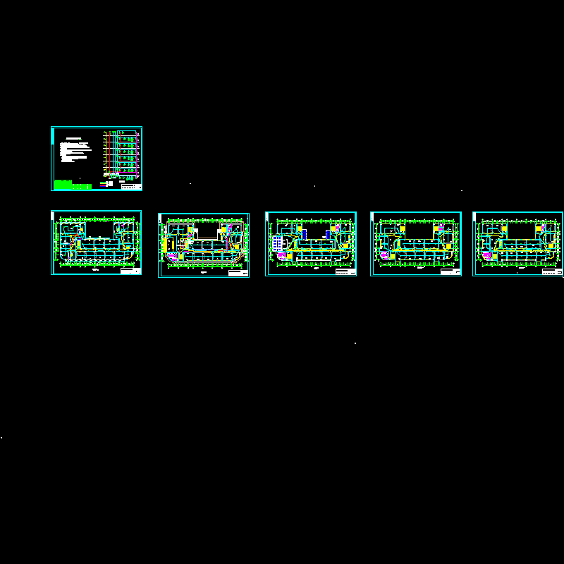 消防施工图一~五层.dwg