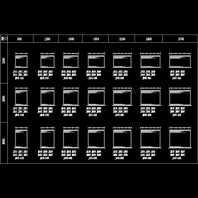 003-jm1,jm2,jm3,jm4,jm5,jm6,jm7铁栅门.dwg