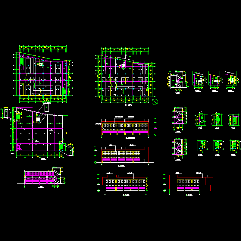 市场工程厂房建筑图.dwg