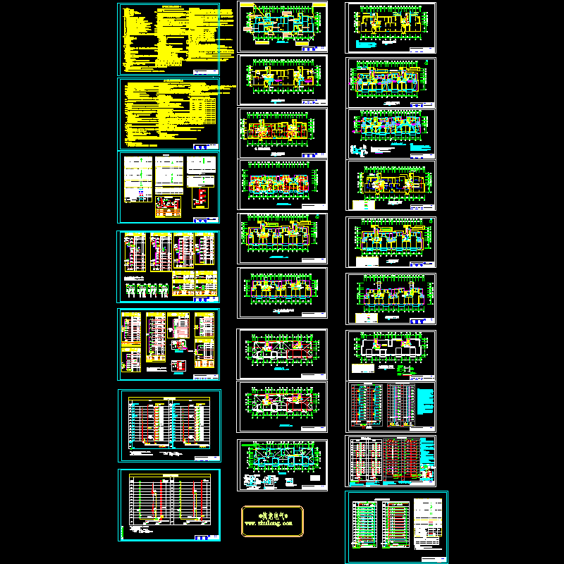 12层住宅建筑全套完整电气CAD施工图纸 - 1
