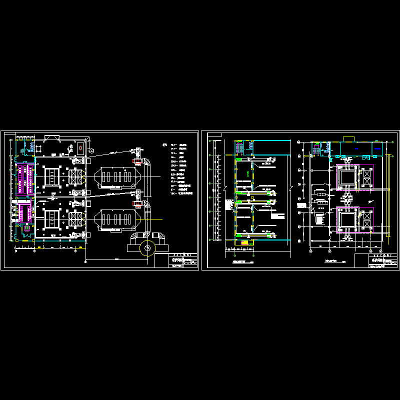 热电厂锅炉间配电平面CAD图纸 - 1