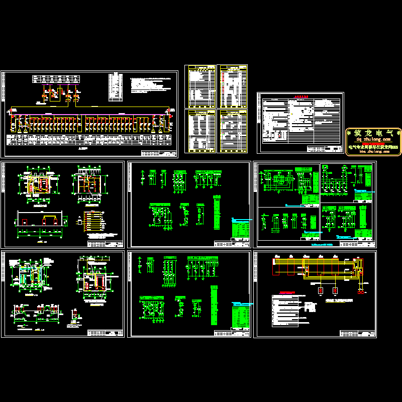 机械工厂变电所电气CAD图纸 - 1