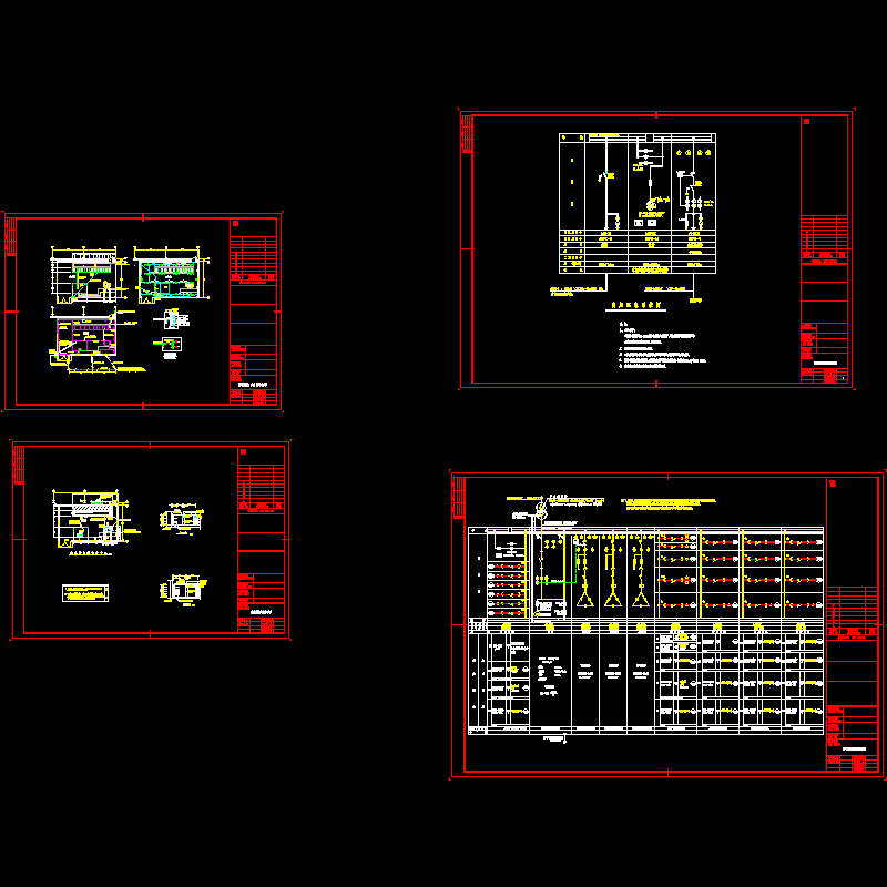 厂房变电所CAD图纸 - 1