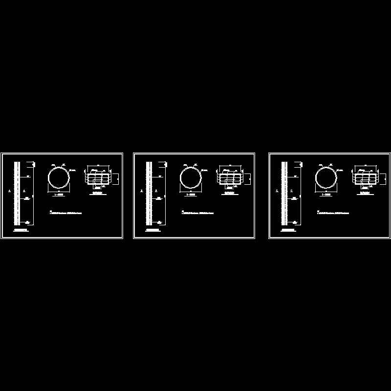 钻孔桩、冠梁配筋图1.dwg