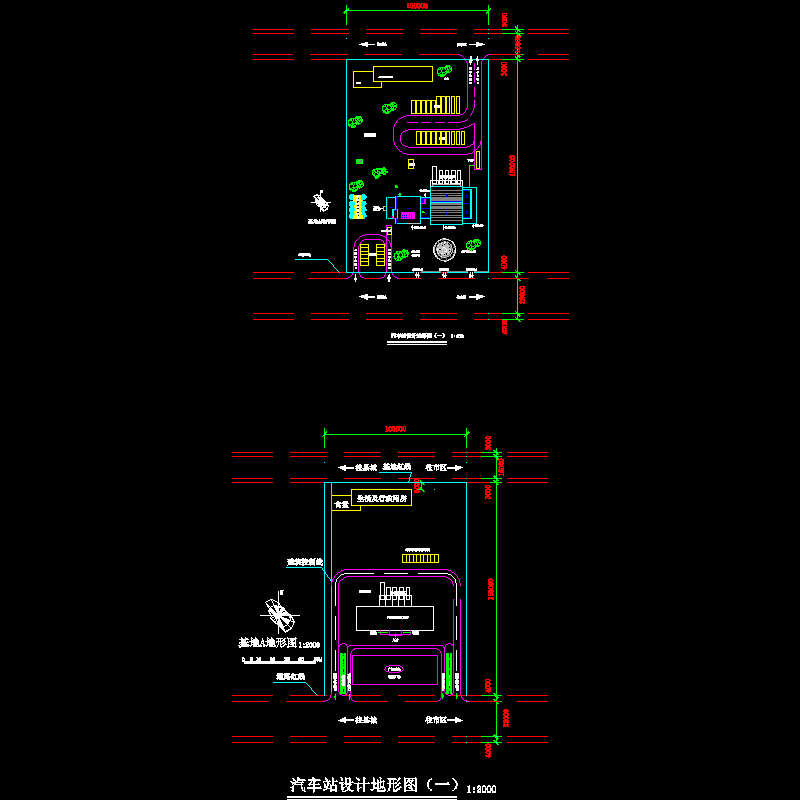 汽车站总平面图.dwg